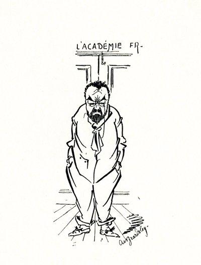 The exclusion of Emile Zola from the Academie Francaise by Aubrey Beardsley